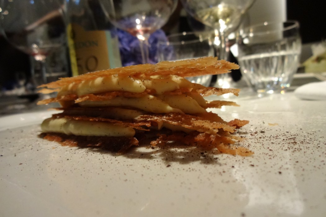 VANILLE en « cinq feuilles » / Crème onctueuse - Restaurant La Scène - Stéphanie Le Quellec