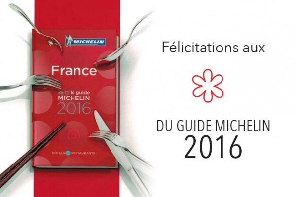 Guide Michelin 2016 1 étoile